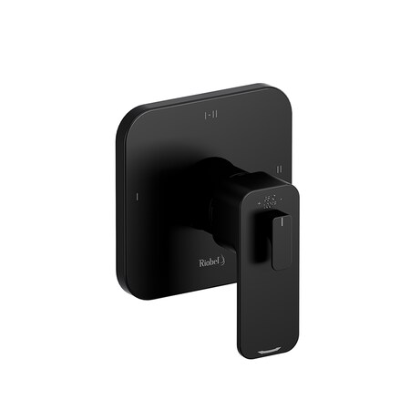 Riobel 2-Way Type T/P (Thermostatic/Pressure Balance) Coaxial Valve Trim TEQ23BK